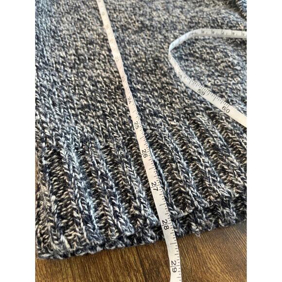 OLD NAVY Mens Ink Blue Wool Blend Salt Shawl Cardigan Button Down Preppy - Picture 6 of 11